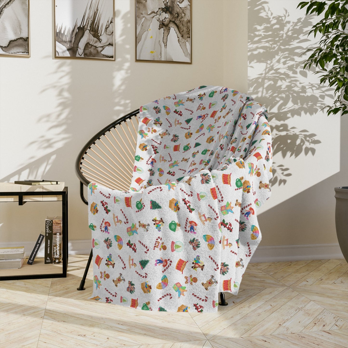 Holiday, Christmas, Baby, Kids, Teens, Adults, Pets, Throw, Cozy, Toys, Velveteen Minky Blanket